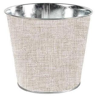 Декоративное кашпо D13.3X11.5CM B:D9.5 см, металл