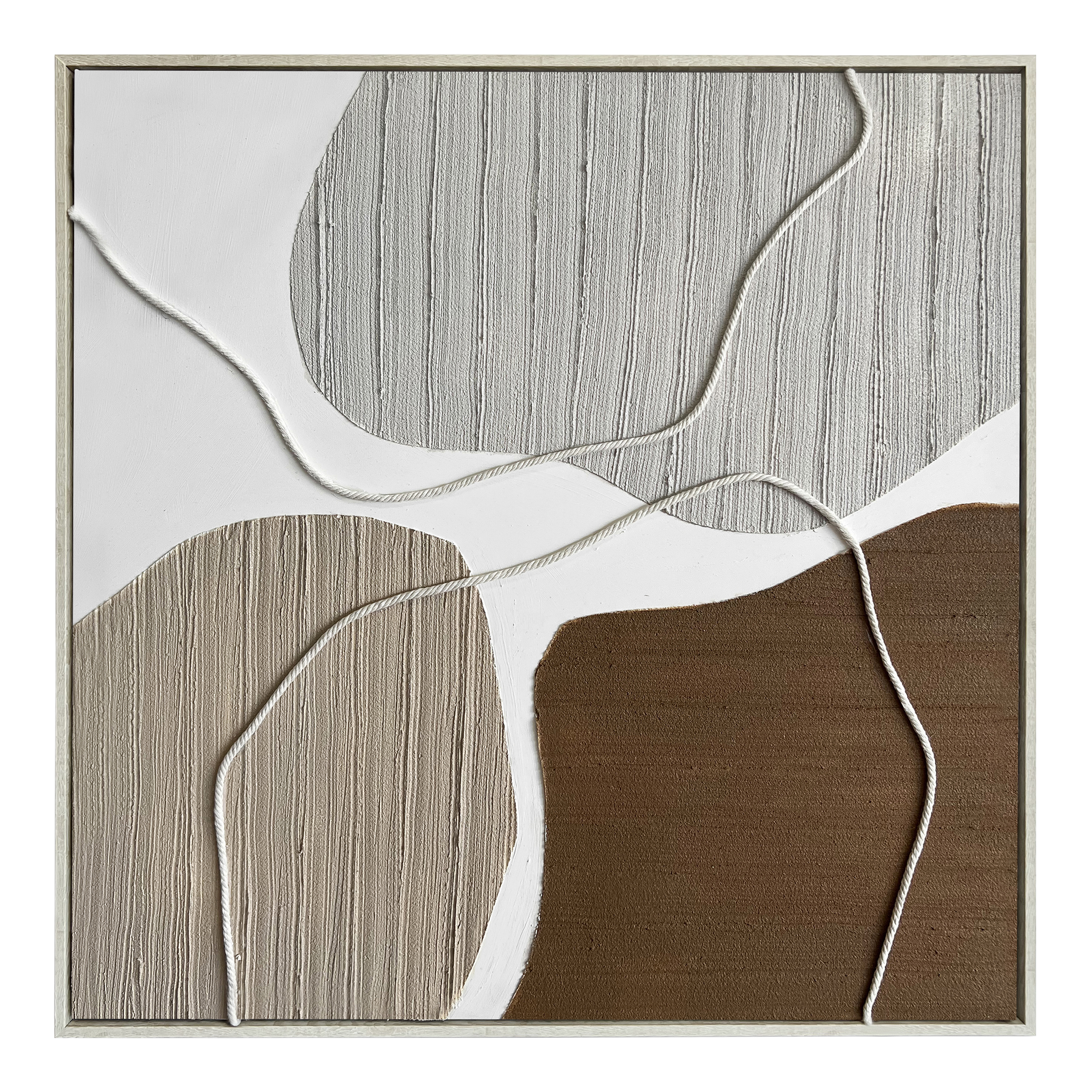 Панно "Уют", 100% ручная работа, рама пластиковая, 70x70