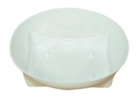 Чаша раунд БЕЛАЯ, внешний диаметр 15 см, 20 шт./упак.