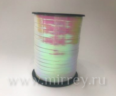  Лента Италия Перламутр 0,5см*250ярд (белый)