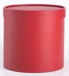 Коробка под цветы с крышкой 12*12*12, 1 шт., красный