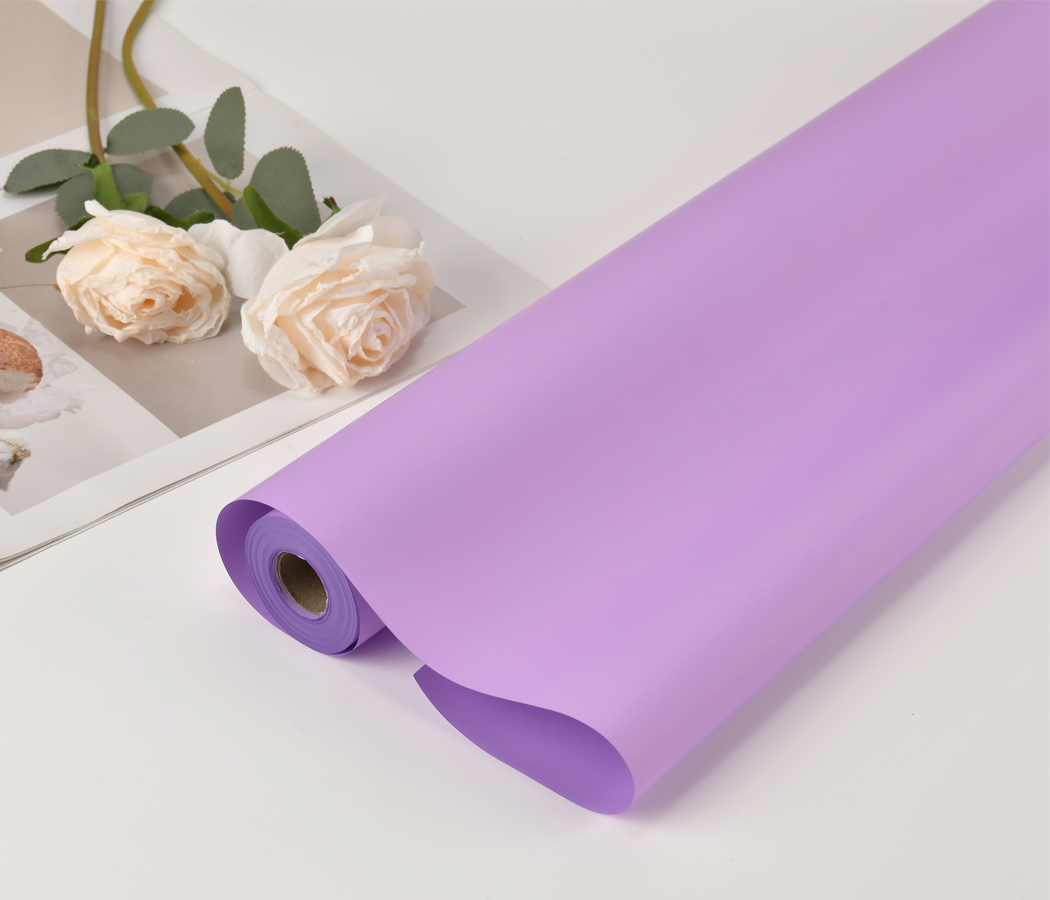 Упак. материал флористическая пленка "Самая нужная", 55 мкр, 57 см х 30 м, лавандовый