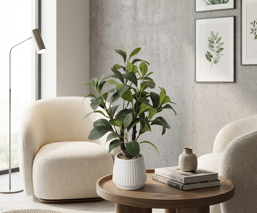 Новая коллекция искусственных растений и деревьев в горшках