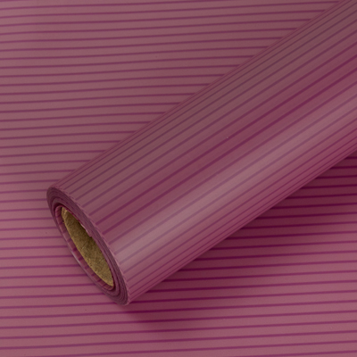 Плёнка матовая в полоску 58 см * 10 м