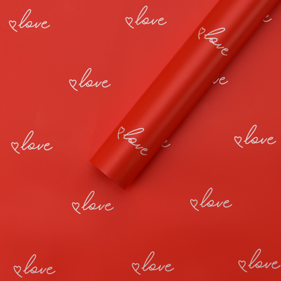 Плёнка "Love" 57 см * 10 м