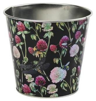 Декоративное кашпо "Ароматы цветов" 17,5XH16,7CM/B13,3, металл