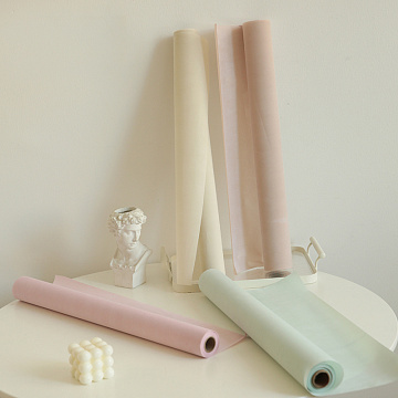 Водостойкий упаковочный материал "Бархат", 53 см*6 ярдов, 75 г/м², винный