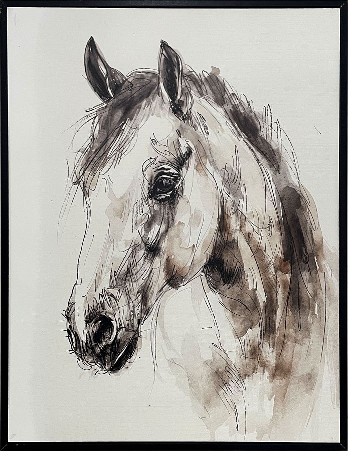 Постер "Лошадь", рама МДФ, 30*40*2