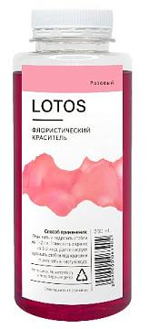 Краска для окрашивания живых цветов Lotos, 300мл, цвет розовый.