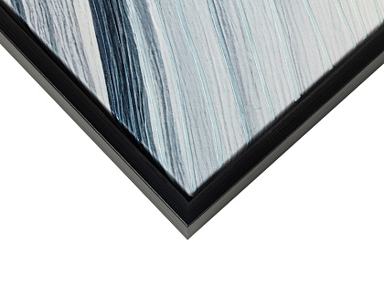 Картина "Волны тишины II" с тиснением, рама пластиковая, 80x60x2,8