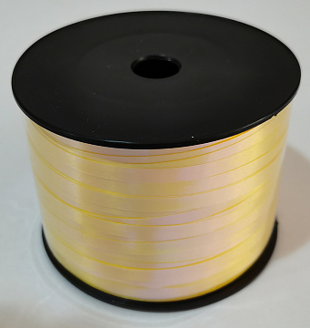 Лента полипропиленовая перламутр 0,5 см х 250 ярд., золотой 