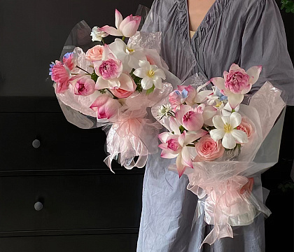 Упак. материал флористическая пленка со стеклянной текстурой , 60 мкр, 56 см х 10 м, графитовый