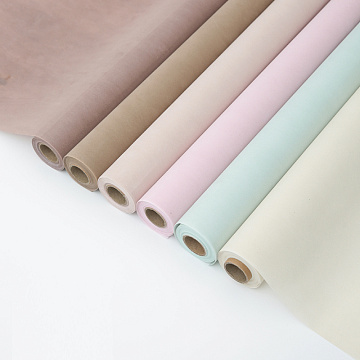 Водостойкий упаковочный материал "Бархат", 53 см*6 ярдов, 75 г/м², винный