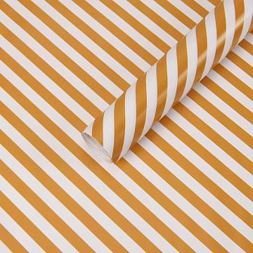 Бумага упаковочная "Полосы 3" 80г/м2, 70х100см, 10 листов/рулон