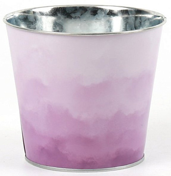 Декоративное кашпо "Градиент" D13.3X11.5CM B9.5, металл