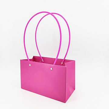 Пакет подарочный "Мастхэв"  прямоугольный, 22х10х13 см, 10 шт./упак., малиновый