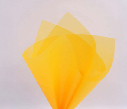 Упаковочный материал Тишью, 58 см х 10 м, оранжевый