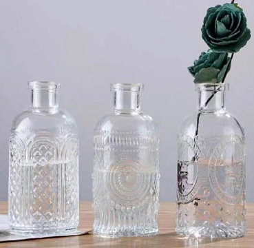 Ваза стеклянная D6 * H12,5, 1 шт.