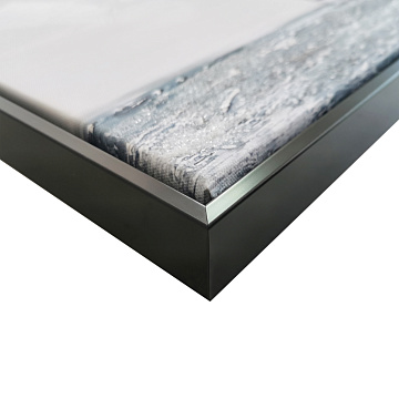 Картина "Паруса", 30% ручная работа, рама пластиковая, 40x120