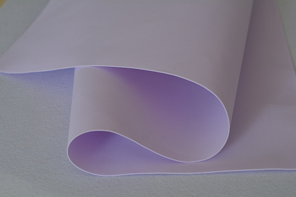 Китайский фоамиран "Пастель" 1 мм. 60 х 70 см. 10 лист./упак, нежная сирень