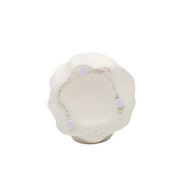 Ваза керамическая, цвет белый, 11*25 см