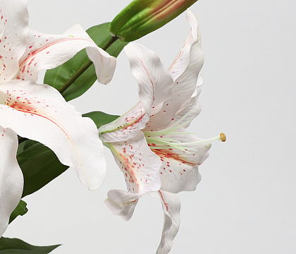 Цветок искусственный декоративный "Лилия", H93*D25 см., светло-розовый