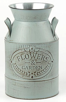 Декоративная ваза-бидон D13X11xH22CM, металл