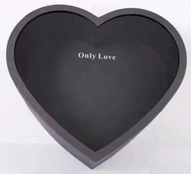 Коробка для цветов в виде сердца 38*36*15 см, 1 шт., стальной