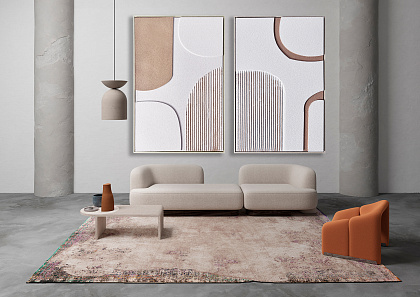 Панно "Эко II", 100% ручная работа, рама пластиковая, 60x90