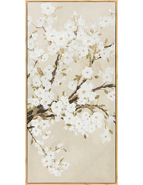 Картина "Пюрете II" с тиснением и глиттером, рама пластиковая, 80x40x2,8