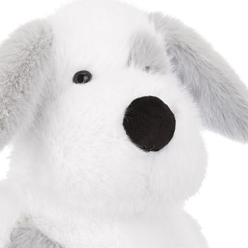 Игрушка мягконабивная ТМ "Relana" Собака бело-серая, 22 см, в/п 22*15*9 см