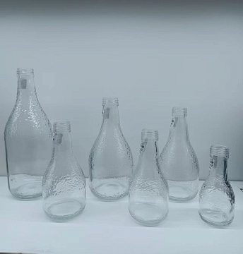 Ваза стеклянная D8*H16,8 см, 1 шт., прозрачный