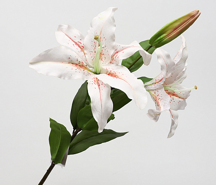 Цветок искусственный декоративный "Лилия", H93*D25 см., светло-розовый