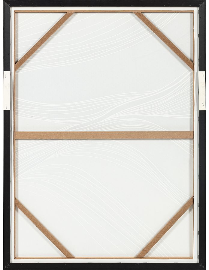 Картина "Волны тишины I" с тиснением, рама пластиковая, 80x60x2,8