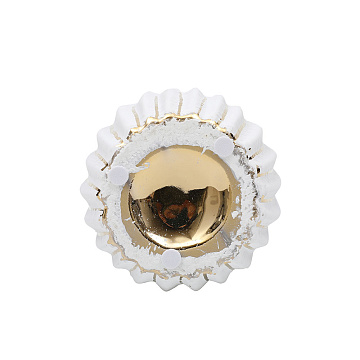 Ваза керамическая, цвет белый, 11,5*20 см