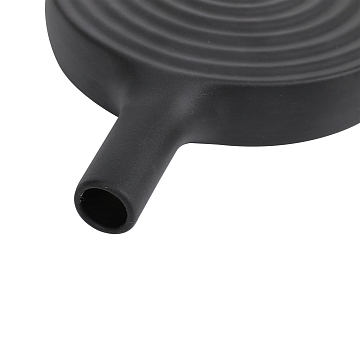 Ваза керамическая, цвет черный, 21*28,2 см