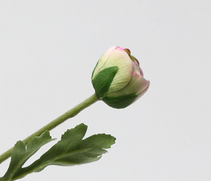 Цветок искусственный декоративный "Ранункулюс",  49 см., розовый