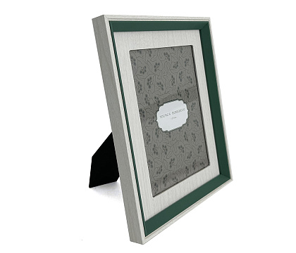 Фоторамка декоративная из МДФ, серия "Классик", цвет зеленый, со стеклом, 13x18 см