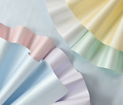 Упаковочная бумага с перламутровым отливом 53 см* 4 ярда, 120 г/м², белый