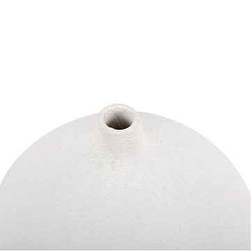 Ваза керамическая, цвет белый, 15,5*15 см