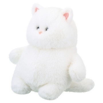 Игрушка мягконабивная ТМ "Relana" Котик белый, 35 см, в/п 35*15*13 см