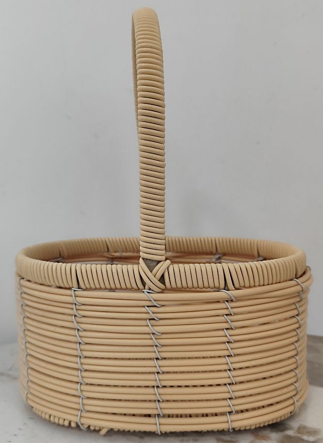 Корзина плетеная (искусств.ротанг): 24*15*11HH29 см, 1 шт.