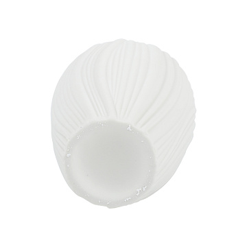 Ваза керамическая, цвет белый, 10*23,5 см