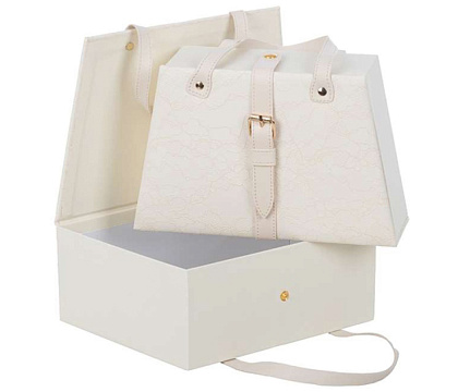 Набор коробок "Элегантность" 28,2*10,2*18,5, 25,2*8,2*17 см, 2 шт., молочный