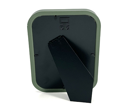 Фоторамка декоративная из МДФ, цвет зеленый, со стеклом, 13x18 см