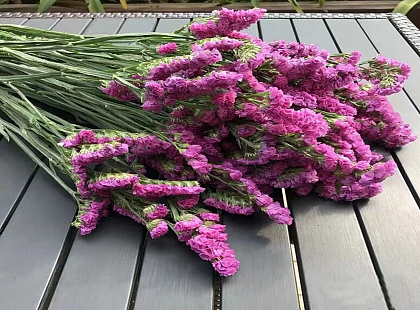 Сухоцвет "Статица", 120 гр/упак., сиреневый.