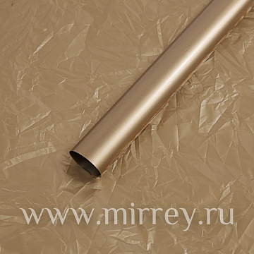 Упак. материал флористическая пленка "Водонепроницаемый тишью", 20 мкр, 58 см х 10 м, золотой