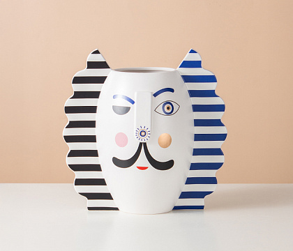 Керамическая декоративная ваза "Дали", 32*17,5*32,5 см