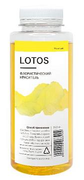 Краска для окрашивания живых цветов Lotos, 300мл, цвет желтый.