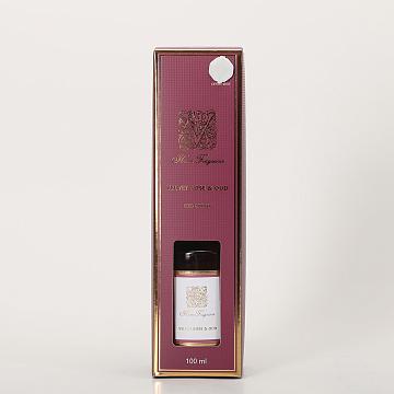 Ароматический диффузор с палочками 100 мл., Velvet Rose & Oud/Бархатная роза и уд